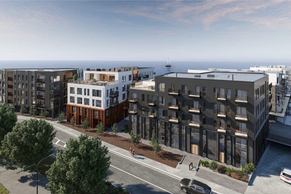 Renderdus Kalaranna kvartali viimasest neljast majast. See on ainus projekt, mida Pro Kapital praegu ehitab.