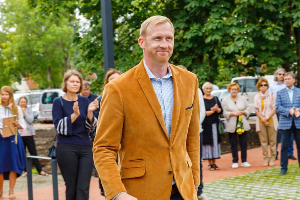 Pankrotistunud osaühingute KTRL ja Kärmu Arendus juhatuse liige ja omanik Vahur Kets 2019. aastal Tabasalu tervisekeskuse avamisel.