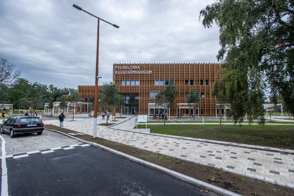Sel õppeaastal uksed avanud Pelgulinna riigigümnaasiumi hoone.