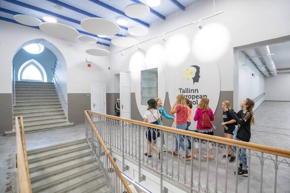 Tallinna Euroopa Kooli uue hoone avamine 2018. aasta septembris.