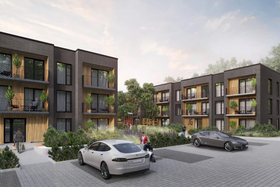 Annenhof Majas - nimelises arenduses on 40 korterit ja see valmib 2024. aasta lõpus.
