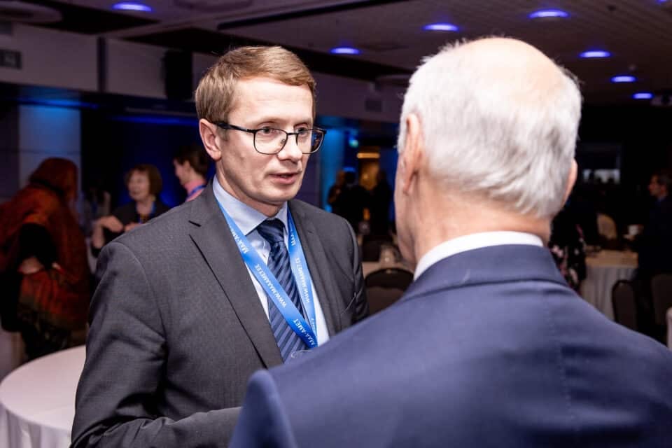 Maaeluministeeriumi kantsler Marko Gorban Maa-ameti konverentsil.