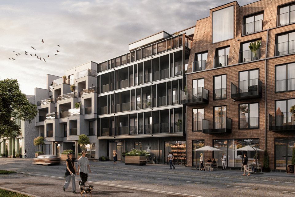 Kopli ja Kesk-Kalamaja tänava nurgale kerkivas Elu Majas on kokku 32 rõduga korterit ning arendus valmib 2025. aasta alguses. 