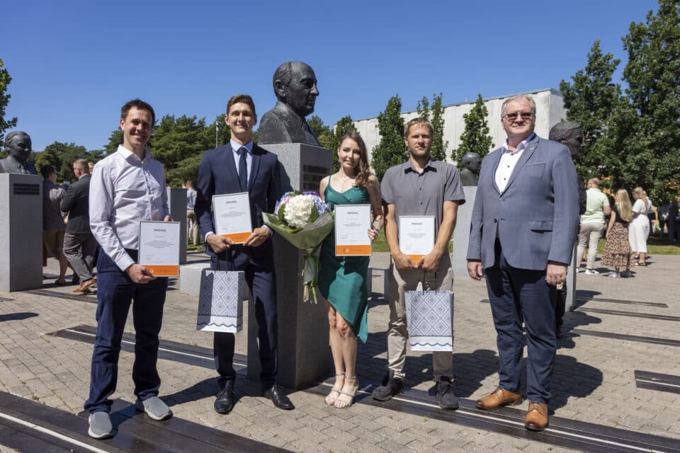 Jürgen Einpaul, Oskar Aru, Jane-Ly Tammekivi, Olari Valter ja Kalev Ramjalg.
