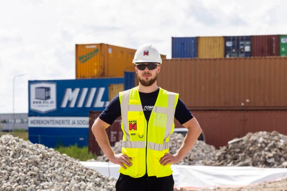 Osaühingule Miil rajatava tööstus- ja ärihoone objektijuht Marko Miller.