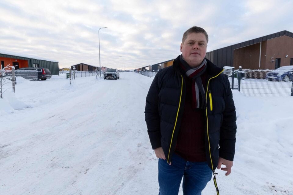 Farmada ettevõtete juht ja omanik Heiti Salumets möödunud talvel Südame elurajoonis.