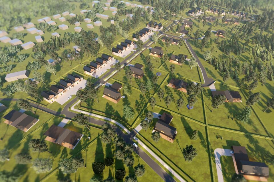 Everaus Kinnisvara uus arendus Kiili vallas, kus on ruumi 47 kodule.