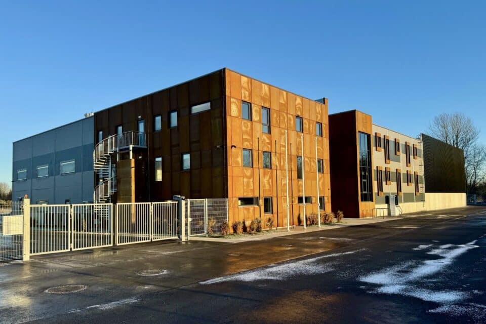 Tänavapuhastuse AS uus hoone Tartus.