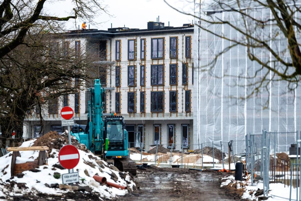 Vanasadama kvartali ehitus täna.