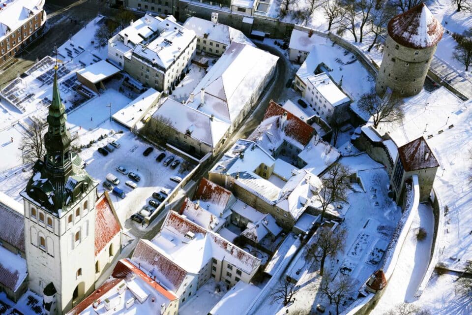 Talvine Tallinna vanalinn.