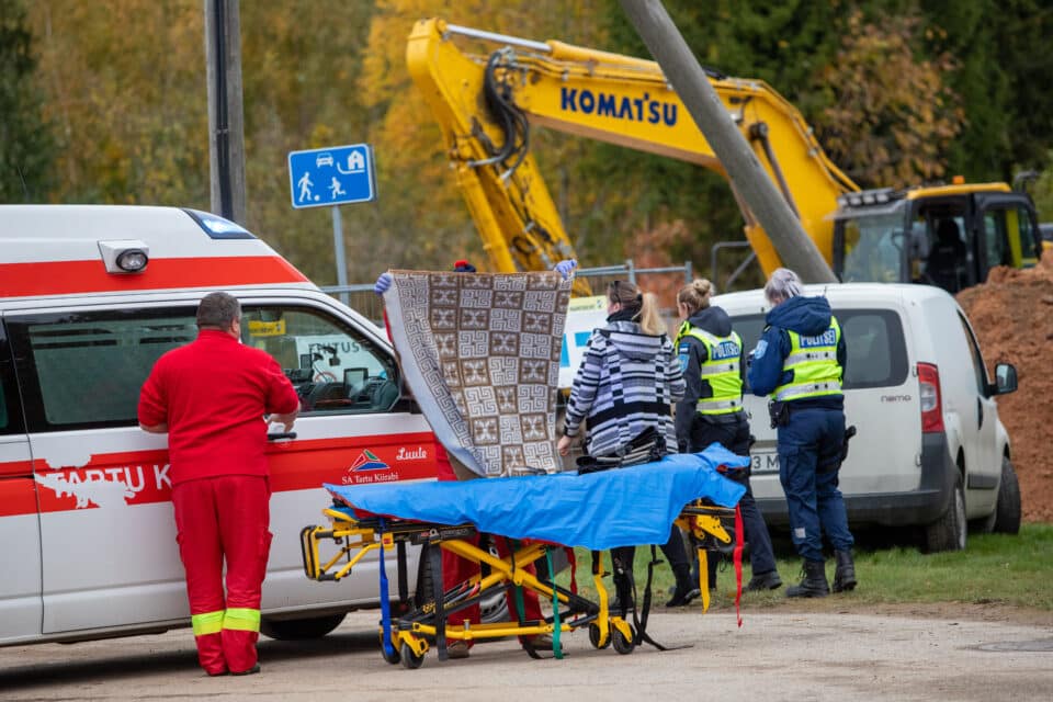 Mullu  juhtus Eestis ehitusvaldkonnas 273 tööõnnetust, millest neli lõppes surmaga. Fotol Heimtali staadioni ehitusel 2019. aastal juhtunud õnnetus, milles hukkus üks ehitaja ja teine sai raskelt viga.
