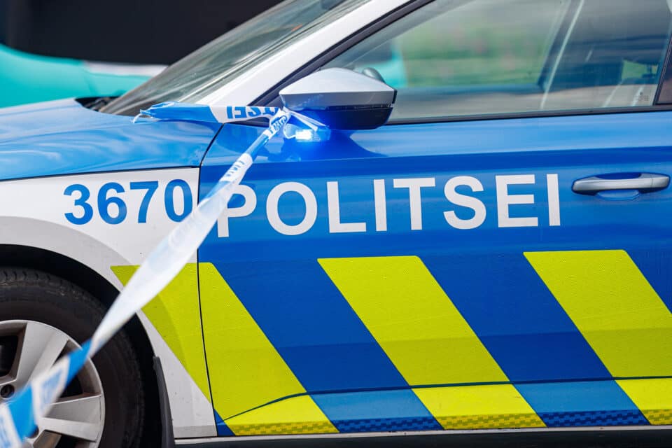 Politsei õnnetuskohal. Foto on illustratiivne.
