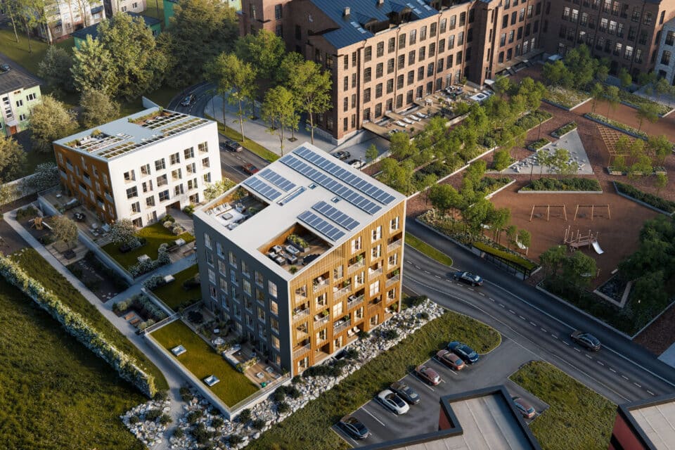 Hepsor rajab M12 projekti raames Manufaktuuri kvartalisse kaks uut elumaja.