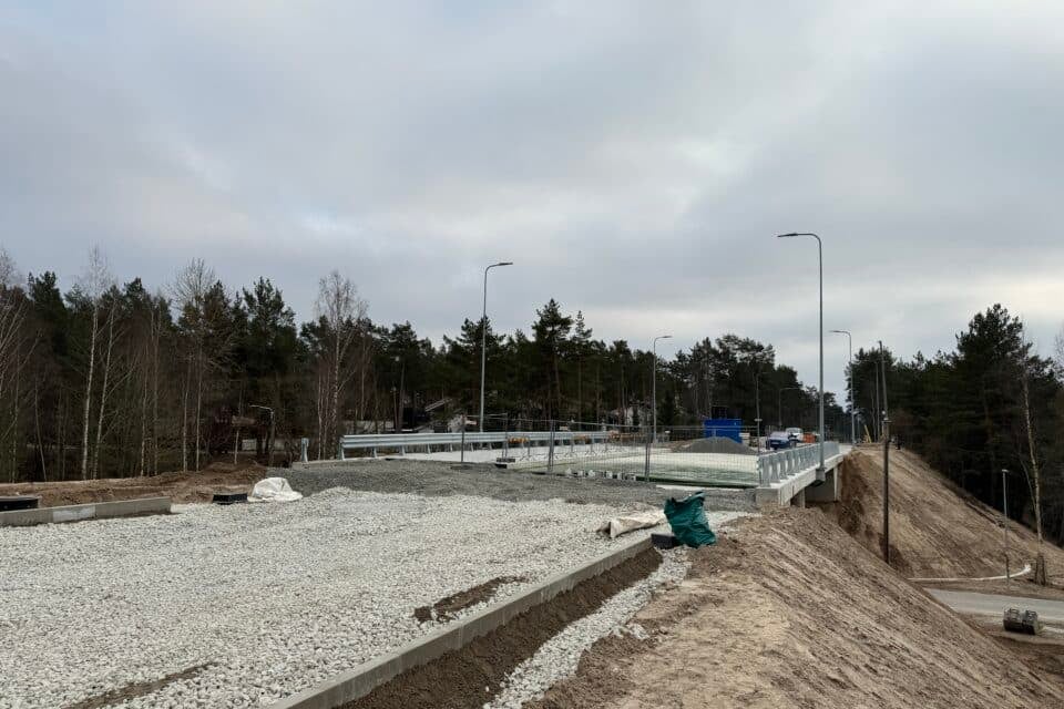Kadaka pst viadukti ehitus.