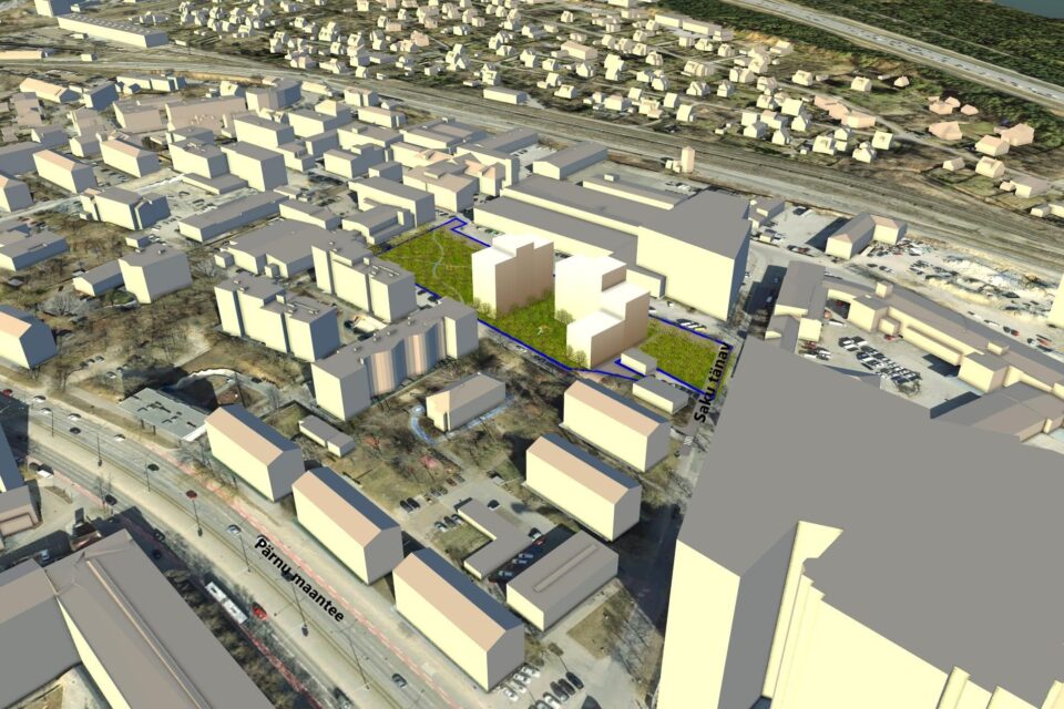 Tallinna Saku tänavale planeeritakse kortereid ja uus linnapark.