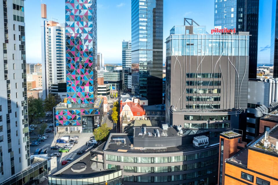 Tallinna Maakri tänava kõrghooned.