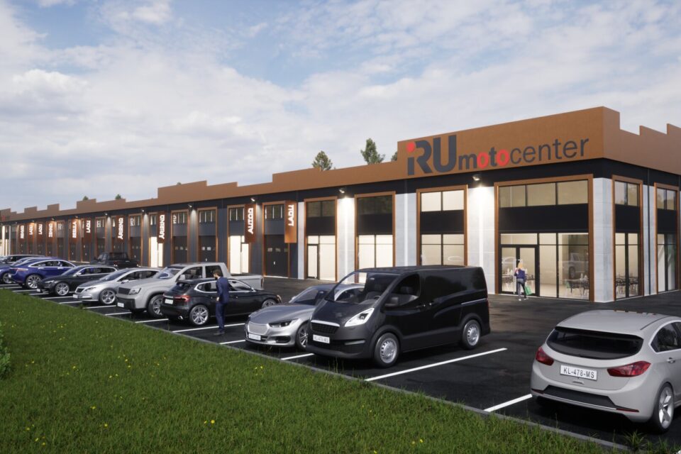 Iru äriparki kerkib uus motocenter.