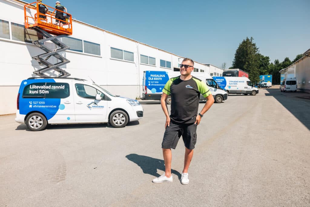 Vihmaveerennid OÜ müügiesindaja Simo Sarapuu.