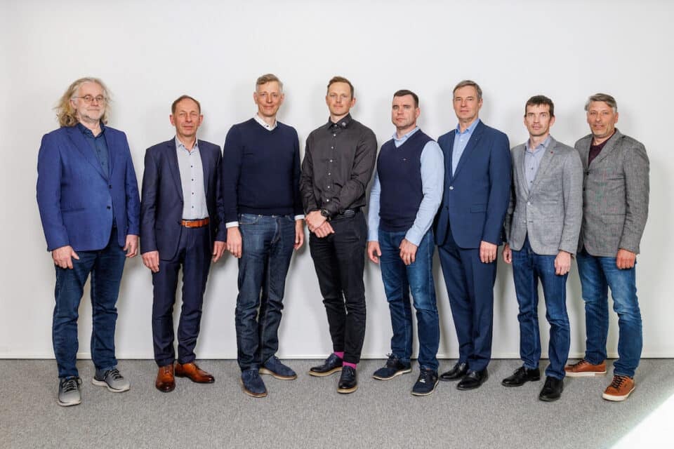 Vasakult: Rene Raamat, Meelis Einstein, Mart Arro, Karl-Martin Rammo, Indrek Ellamaa, Veljo Haube, Ivar Sikk, Raul Merivee. Fotolt puuduvad: Martin Ojala, Margus Puusepp, Kaimur Kivi.