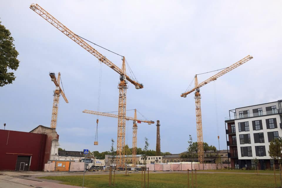 Ehitusplats Põhja-Tallinnas.