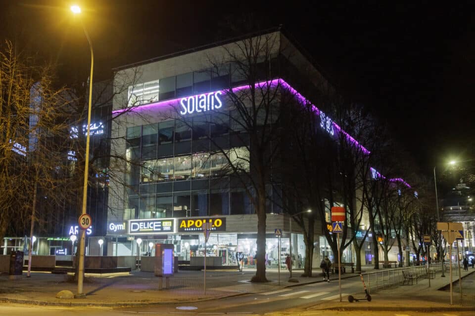 Solarise kaubanduskeskust haldav firma lõpetas mulluse aasta 928 569 euro suuruse kahjumiga.