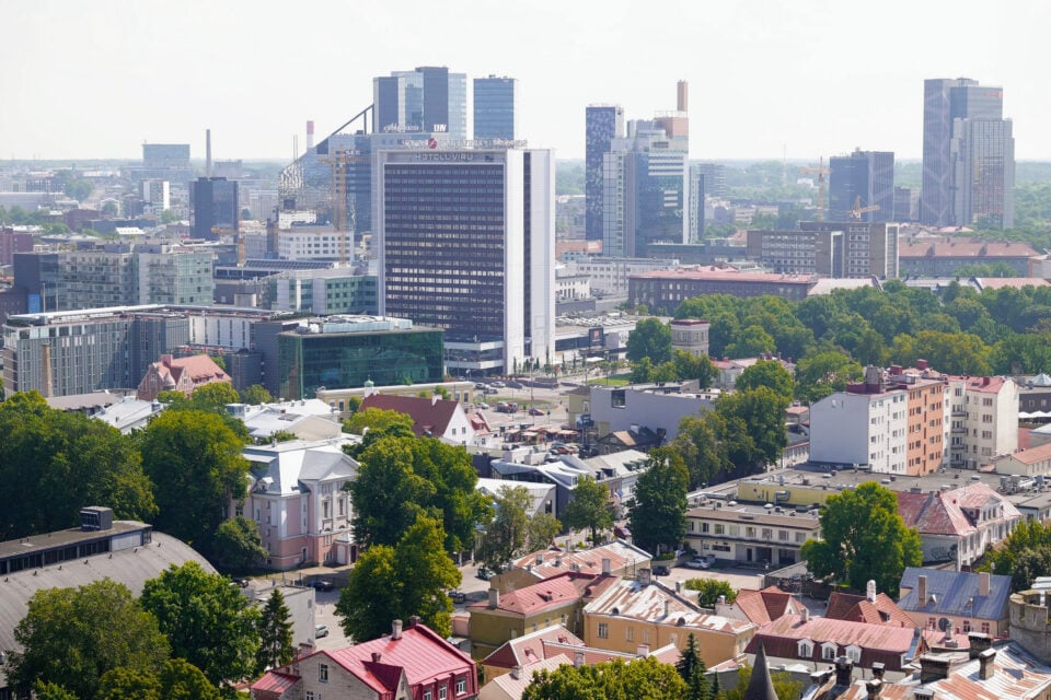 Tallinna kesklinn.