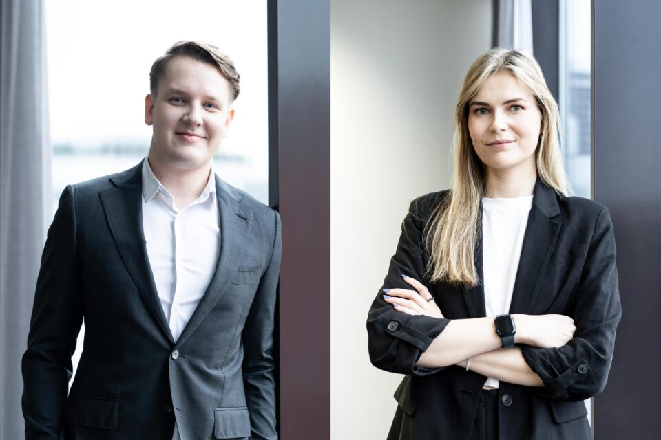 Advokaadibüroo RASK vandeadvokaat Henri Torop ja RASKi advokaat Viviana Vilter.