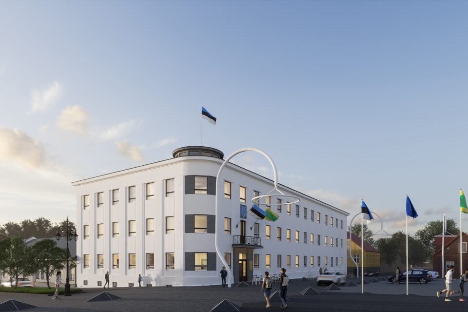 Võru riigimaja pärast rekonstrueerimist.
