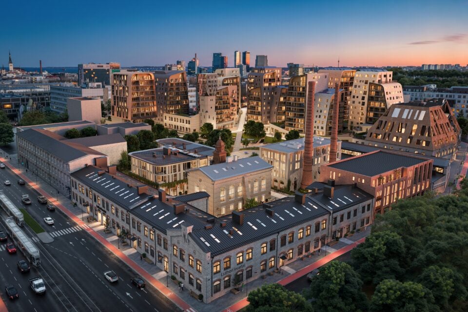 Arco Vara suurima arendusprojekti, Lutheri kvartali arenduse visuaal.
