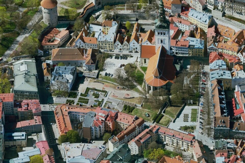 Maa-ameti aerofoto Tallinna vanalinnast.