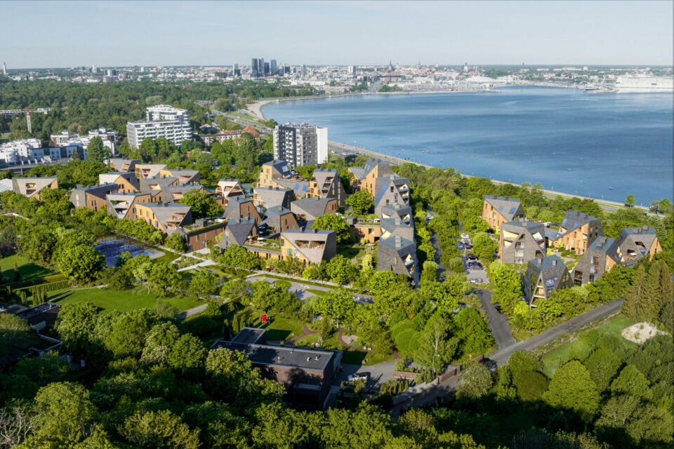 Soome arhitektide nägemus Pirita tee ääres asuvast alast.