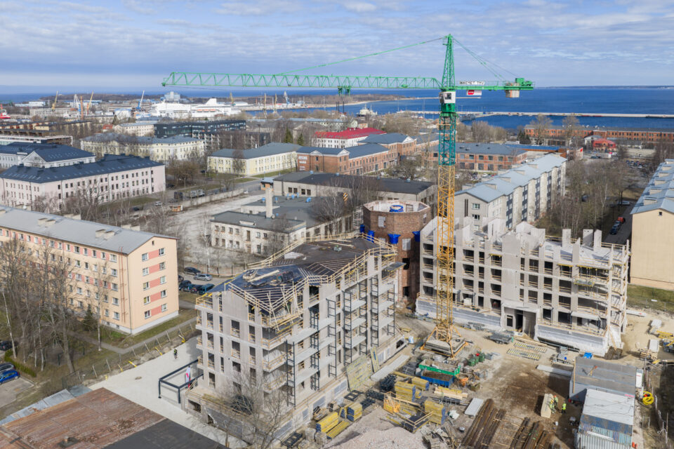 Liveni Peakorteri arenduse ehitus Põhja-Tallinnas.