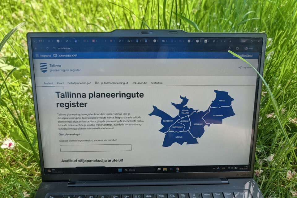 Uuenenud Tallinna planeeringute register.