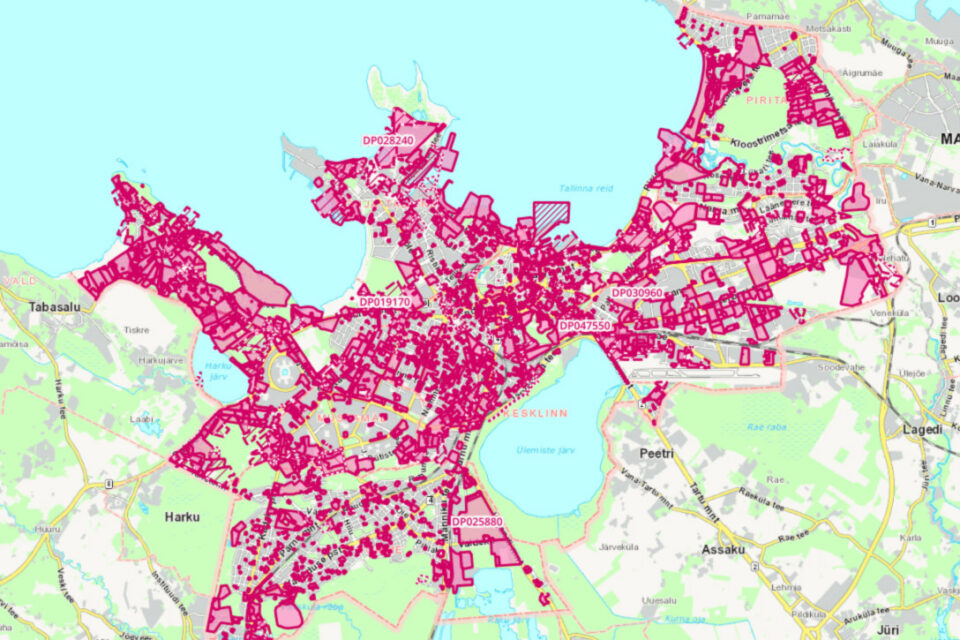 Tallinna detailpaneeringud.
