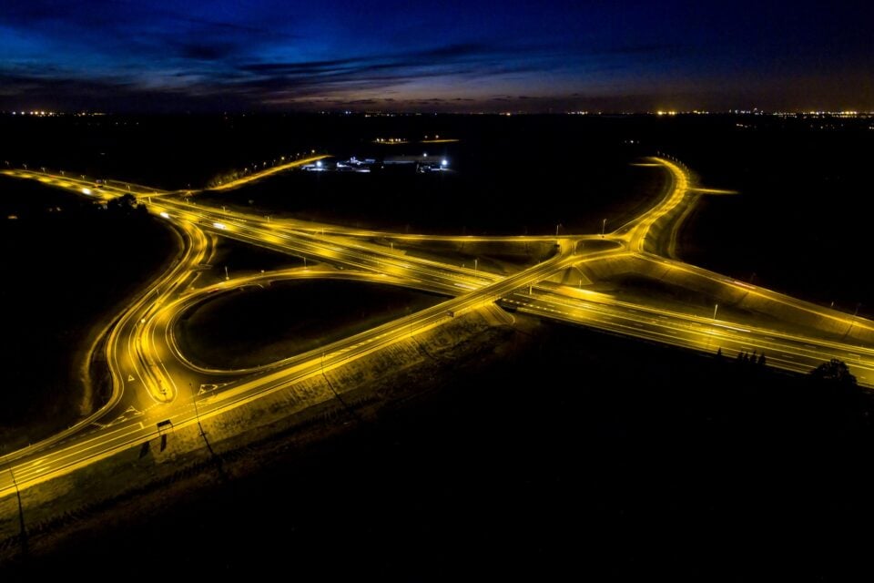 2015. aastal valminud Kurna liiklussõlm, mille peatöövõtjaks RTS Infraehitus oli.